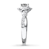 Thumbnail Image 3 of Previously Owned Diamond Engagement Ring 5/8 ct tw Round-cut 14K White Gold Size 9.25