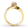 Thumbnail Image 2 of Previously Owned Diamond Engagement Ring 3/8 ct tw Round-cut 10K Yellow Gold Size 3.75