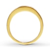 Thumbnail Image 2 of Previously Owned Wedding band 1/2 ct tw Princess-cut Diamonds 14K Yellow Gold - Size 9.5