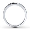 Thumbnail Image 2 of Previously Owned Diamond Wedding Band 1/3 ct tw Princess & Baguette-cut 14K White Gold - Size 4