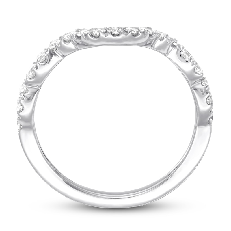 Main Image 2 of Previously Owned Neil Lane Wedding Band 3/8 ct tw Round-cut Diamonds 14K White Gold - Size 10.5