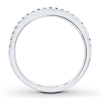 Thumbnail Image 2 of Previously Owned Diamond Wedding Band 1/5 ct tw Round-cut 14K White Gold - Size 4