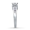 Thumbnail Image 3 of Previously Owned Diamond Engagement Ring 3/4 ct tw Marquise & Round-cut 14K White Gold Size 3