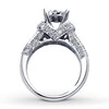 Thumbnail Image 2 of Previously Owned Diamond Engagement Ring 1-3/8 ct tw Round-cut 14K White Gold Size 12.25