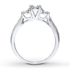 Thumbnail Image 2 of Previously Owned 3-Stone Diamond Engagement Ring 1/3 ct tw Round-cut 10K White Gold Size 10