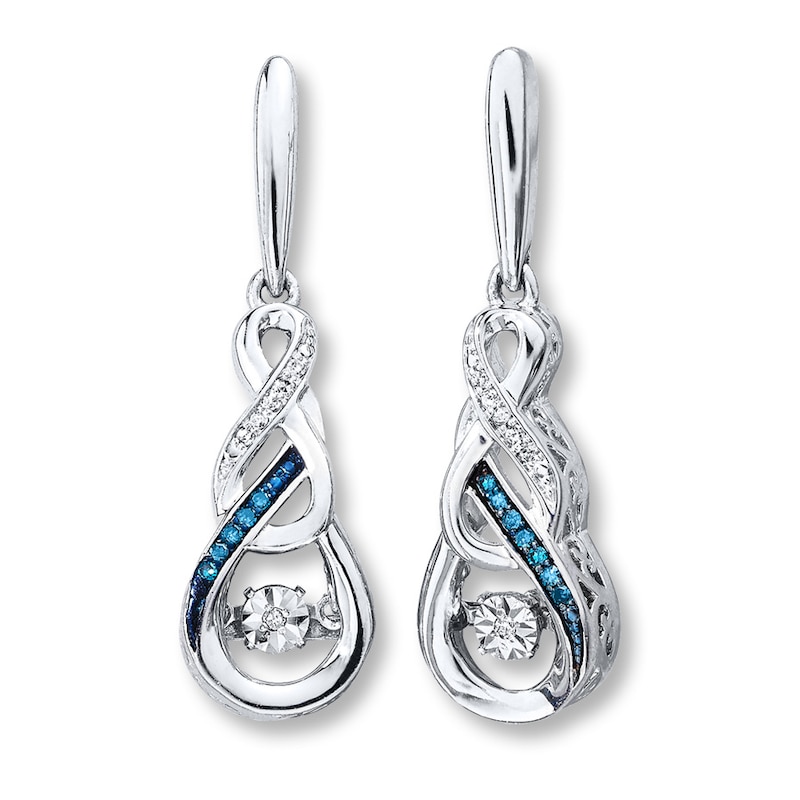Main Image 1 of Previously Owned Unstoppable Love 1/15 ct tw Earrings Sterling Silver