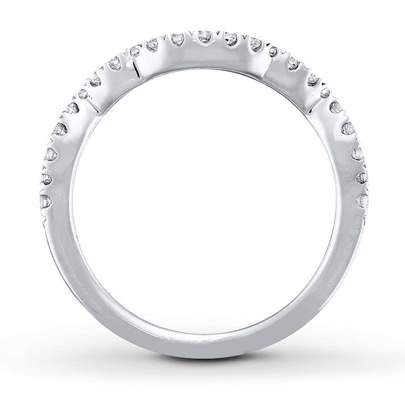 Main Image 2 of Previously Owned Neil Lane Wedding Band 1/4 ct tw Round-cut Diamonds 14K White Gold