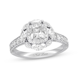 Previously Owned Neil Lane Diamond Engagement Ring 1-5/8 ct tw 14K White Gold