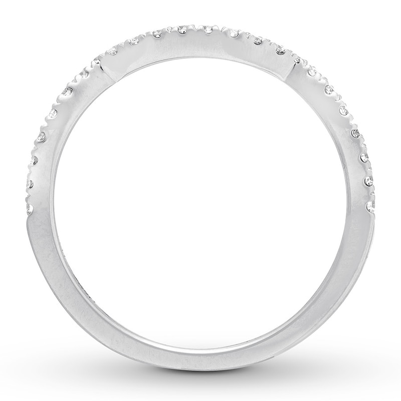 Main Image 2 of Previously Owned Neil Lane Wedding Band 1/4 ct tw Round-cut Diamonds 14K White Gold