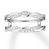 Thumbnail Image 4 of Previously Owned Diamond Enhancer Ring 1/5 ct tw Round-cut 14K White Gold