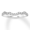 Thumbnail Image 1 of Previously Owned Diamond Wedding Band 1/4 ct tw Round-cut 14K White Gold