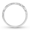 Thumbnail Image 2 of Previously Owned Diamond Wedding Band 1/4 ct tw Round-cut 14K White Gold