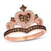 Thumbnail Image 1 of Previously Owned Le Vian Chocolate Diamond Tiara Ring 1/2 ct tw 14K Rose Gold