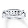 Thumbnail Image 1 of Previously Owned Men's Diamond Band 1 ct tw Round-cut 14K White Gold