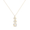 Thumbnail Image 1 of Previously Owned Diamond Necklace 5/8 ct tw Round-cut 10K Yellow Gold