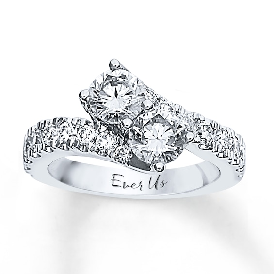 Previously Owned Ever Us Two-Stone Ring 2-1/2 ct tw Diamonds 14K White Gold