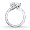 Thumbnail Image 2 of Previously Owned Ever Us Two-Stone Anniversary Ring 2-1/2 ct tw Round-cut Diamonds 14K White Gold