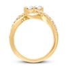 Thumbnail Image 3 of Previously Owned Ever Us Two-Stone Diamond Anniversary Ring 1 ct tw Round 14K Yellow Gold