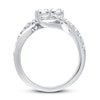 Thumbnail Image 2 of Previously Owned Ever Us Two-Stone Diamond Anniversary Ring 1 ct tw Round-cut 14K White Gold