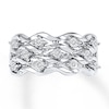 Thumbnail Image 0 of Previously Owned Anniversary Band 1/10 ct tw Round-cut Diamonds Sterling Silver