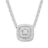 Thumbnail Image 1 of Previously Owned Diamond Fashion Necklace 1/10 ct tw Sterling Silver