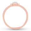 Thumbnail Image 2 of Previously Owned Diamond Promise Ring 1/5 ct tw Round-cut 10K Rose Gold