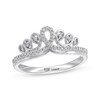 Thumbnail Image 1 of Previously Owned Emmy London Tiara Ring 1/6 ct tw Diamonds Sterling Silver