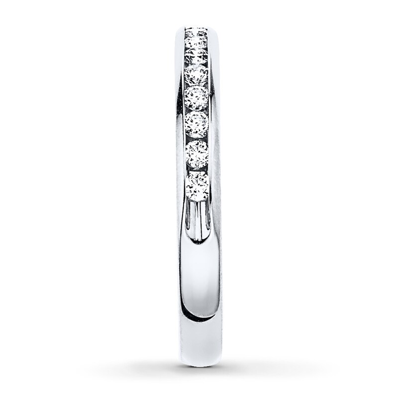 Previously Owned Diamond Band 1/4 ct tw Round-cut 10K White Gold