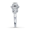 Thumbnail Image 3 of Previously Owned Diamond Engagement Ring 1 ct tw Round-cut 14K White Gold Size 3.75