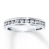 Thumbnail Image 1 of Previously Owned Diamond Wedding Band 5/8 ct tw Round-cut 14K White Gold - Size 11.25