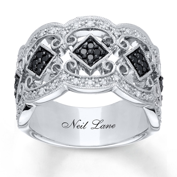 Previously Owned Neil Lane Designs Ring 1/3 ct tw Round-cut Diamonds Sterling Silver Size
