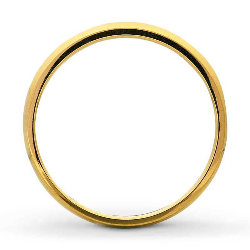 Main Image 2 of Previously Owned Diamond Anniversary Band 1/2 ct tw Round-cut 14K Yellow Gold Size 9.5