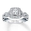 Thumbnail Image 1 of Previously Owned Neil Lane Engagement Ring 1 ct tw Diamonds 14K White Gold - Size 13