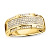 Thumbnail Image 1 of Previously Owned Men's Wedding Band 1/2 ct tw Round-cut Diamonds 10K Yellow Gold Size 10