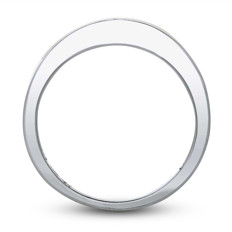 Main Image 2 of Previously Owned Diamond Anniversry Band 1/2 ct tw Princess-cut 14K White Gold Size 10.5