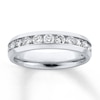 Thumbnail Image 1 of Previously Owned Diamond Anniversary Band 1 ct tw Round-cut 14K White Gold - Size 10