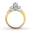 Thumbnail Image 2 of Previously Owned Three-Stone Diamond Ring 1 ct tw Round-cut  14K Yellow Gold - Size 4.5
