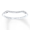 Thumbnail Image 1 of Previously Owned Wedding Band 1/15 ct tw Round-cut Diamonds 10K White Gold - Size 9.75