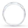 Thumbnail Image 2 of Previously Owned Wedding Band 1/15 ct tw Round-cut Diamonds 10K White Gold - Size 9.75