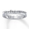 Thumbnail Image 1 of Previously Owned Diamond Anniversary Band 1/4 ct tw Round-cut 14K White Gold Size 9.5