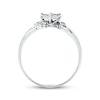 Thumbnail Image 3 of Previously Owned Diamond Promise Ring 1/6 ct tw Princess-cut 14K White Gold - Size 9.5