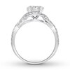 Thumbnail Image 2 of Previously Owned Diamond Engagement Ring 1 ct tw Round-cut 14K White Gold Size 4.5