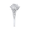 Thumbnail Image 2 of Previously Owned Neil Lane Bridal Ring 7/8 ct tw Pear & Round-cut Diamonds 14K White Gold - Size 10
