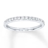 Thumbnail Image 1 of Previously Owned Diamond Wedding Band 1/4 ct tw 14K White Gold Size 11.75