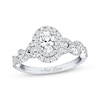 Thumbnail Image 1 of Previously Owned Neil Lane Diamond Engagement Ring 1-1/6 ct tw Oval & Round-cut 14K White Gold - Size 4.5