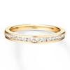 Thumbnail Image 4 of Previously Owned Diamond Wedding Band 1/5 ct tw Round-cut 14K Yellow Gold Size 10.5