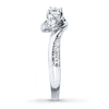 Thumbnail Image 3 of Previously Owned 3-Stone Diamond Ring 1/3 ct tw Round-cut 10K White Gold Size 10.75