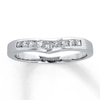 Thumbnail Image 1 of Previously Owned Diamond Enhancer Ring 3/8 ct tw Princess-cut 14K White Gold - Size 3.5