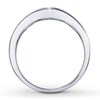 Thumbnail Image 2 of Previously Owned Diamond Enhancer Ring 3/8 ct tw Princess-cut 14K White Gold - Size 3.5