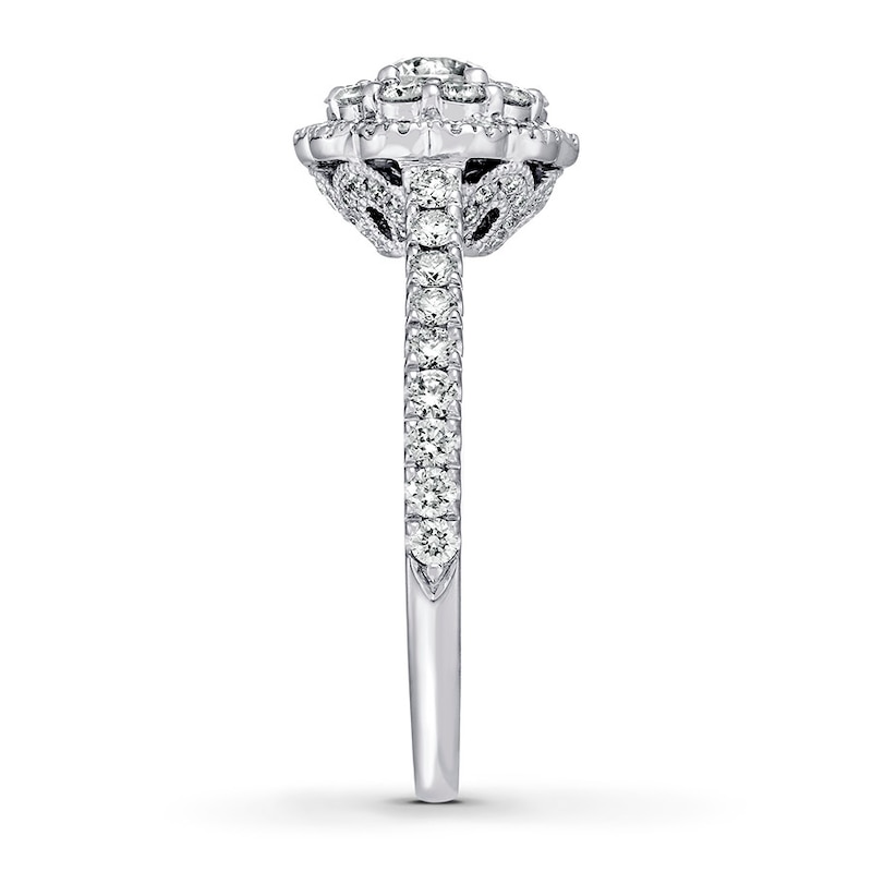 Main Image 3 of Previously Owned Neil Lane Engagement Ring 1 ct tw Round-cut Diamonds 14K White Gold - Size 4.5